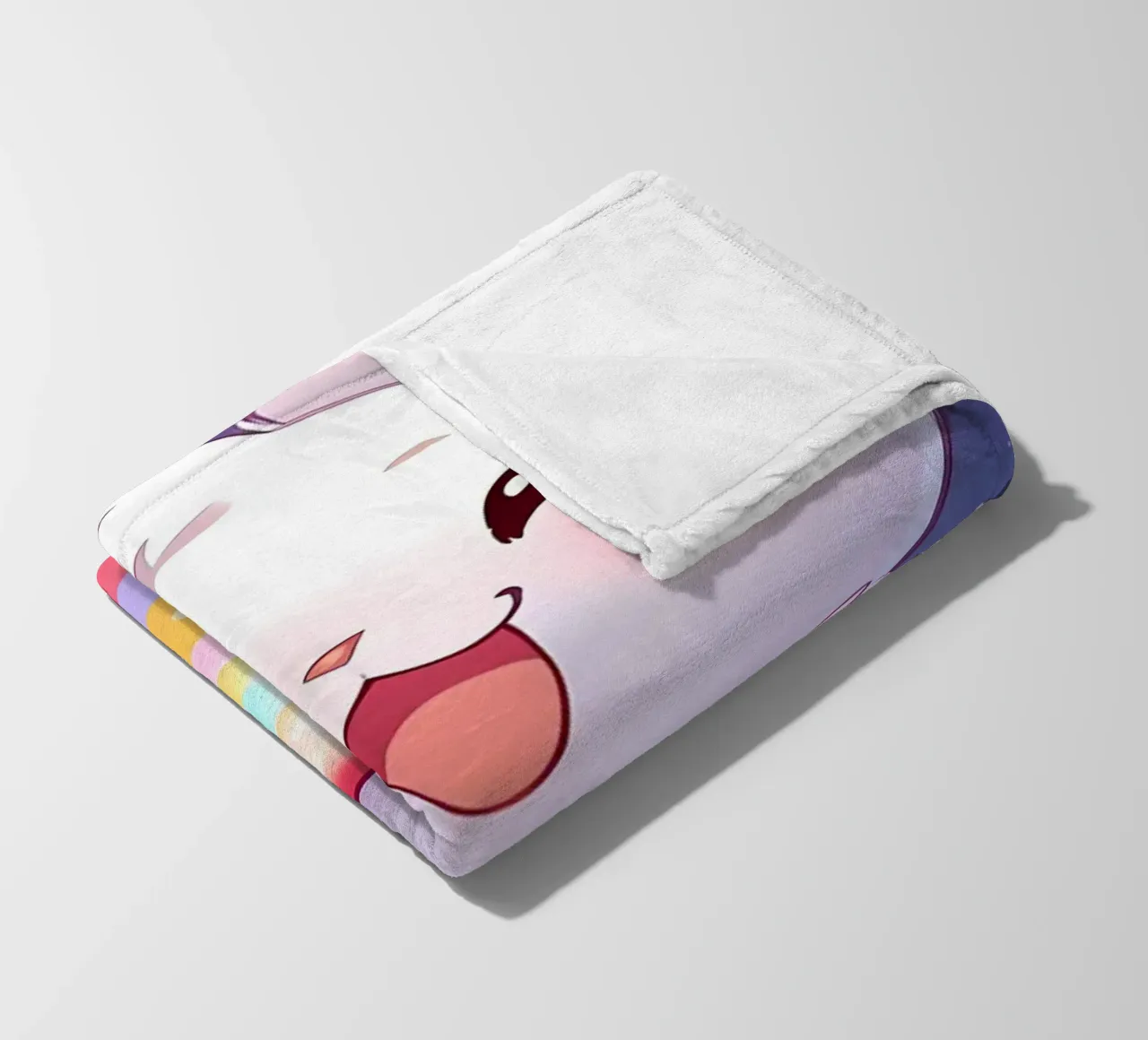 Paasei groot konijn fleecedeken van LM2Kone