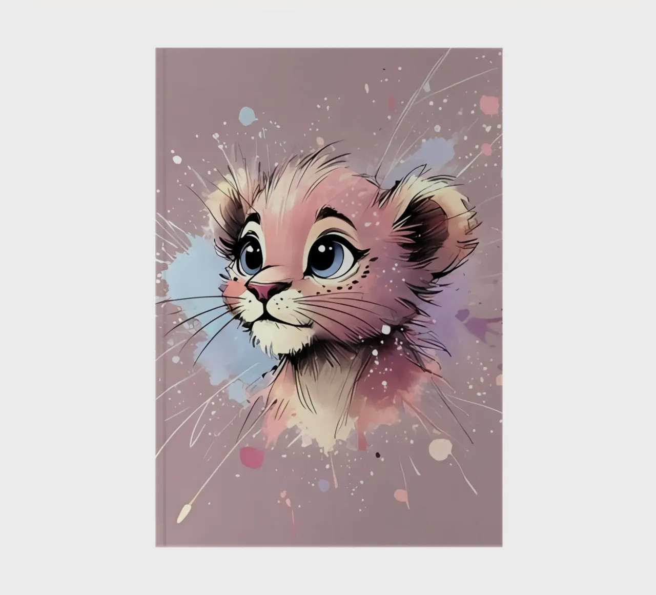 Minimalist Art Poster 488 notebook by ahmiaLodri