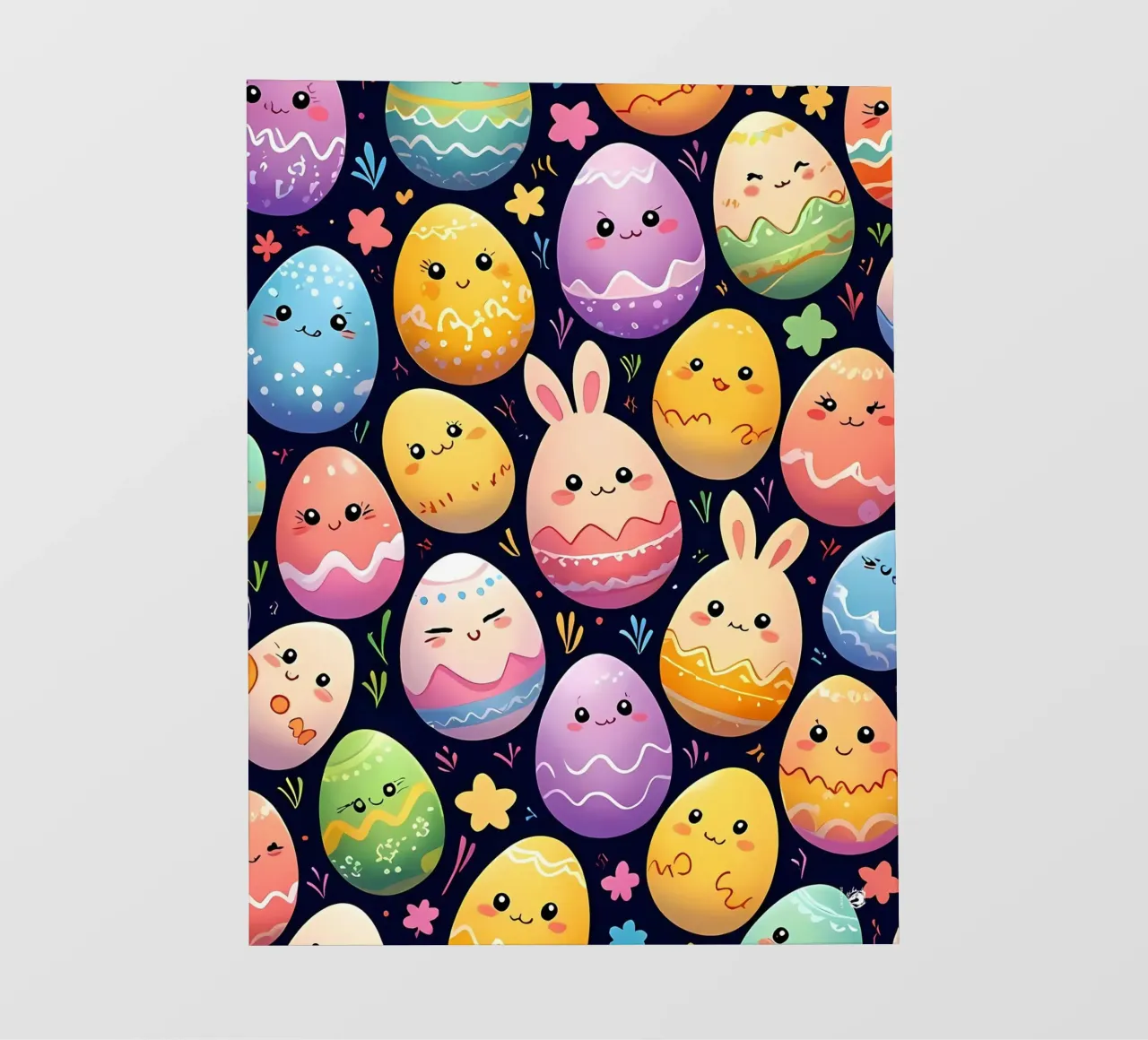 Easter Egg Pattern backlit film by LM2Kone