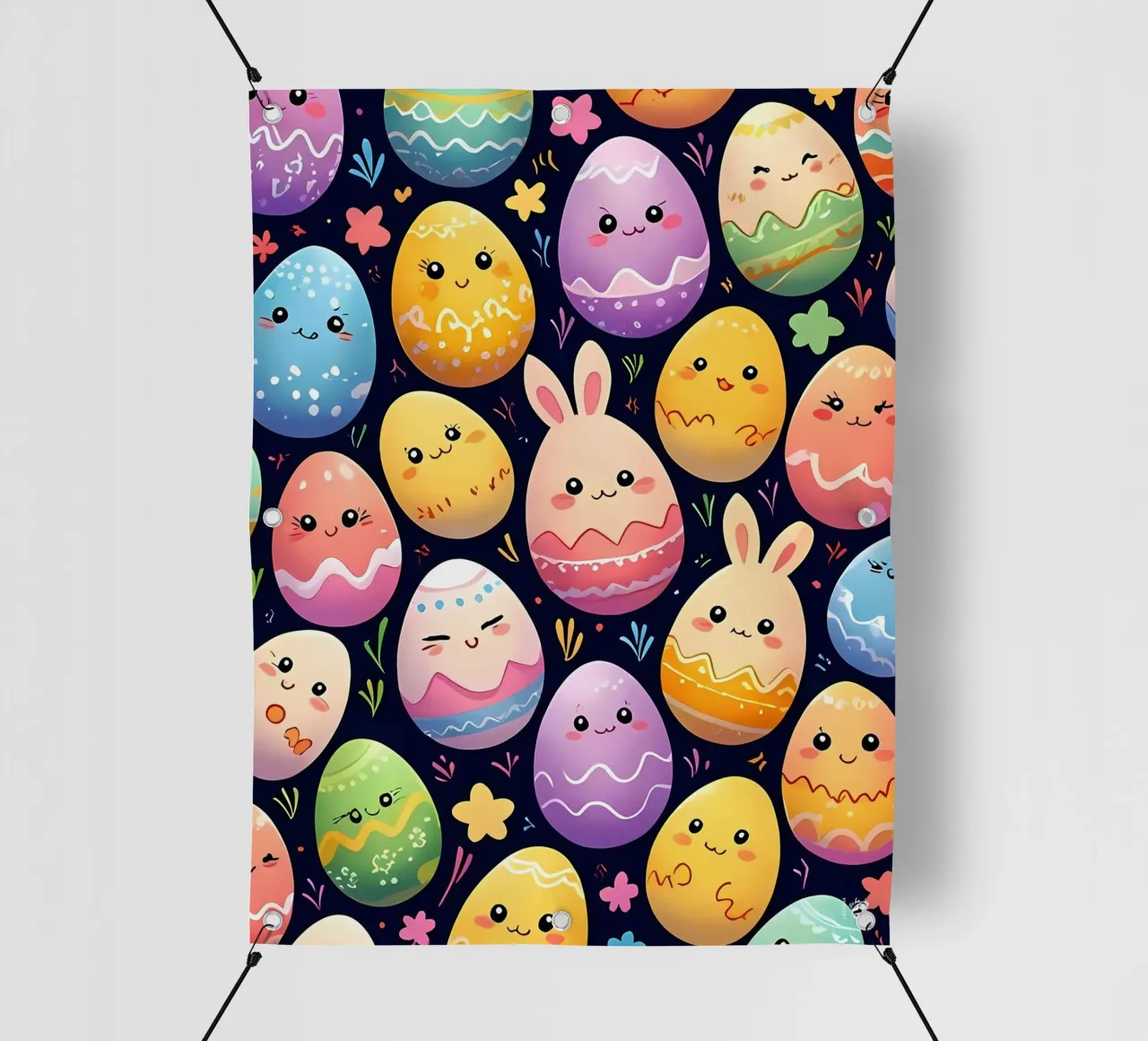 Easter Egg Pattern pvc cover by LM2Kone