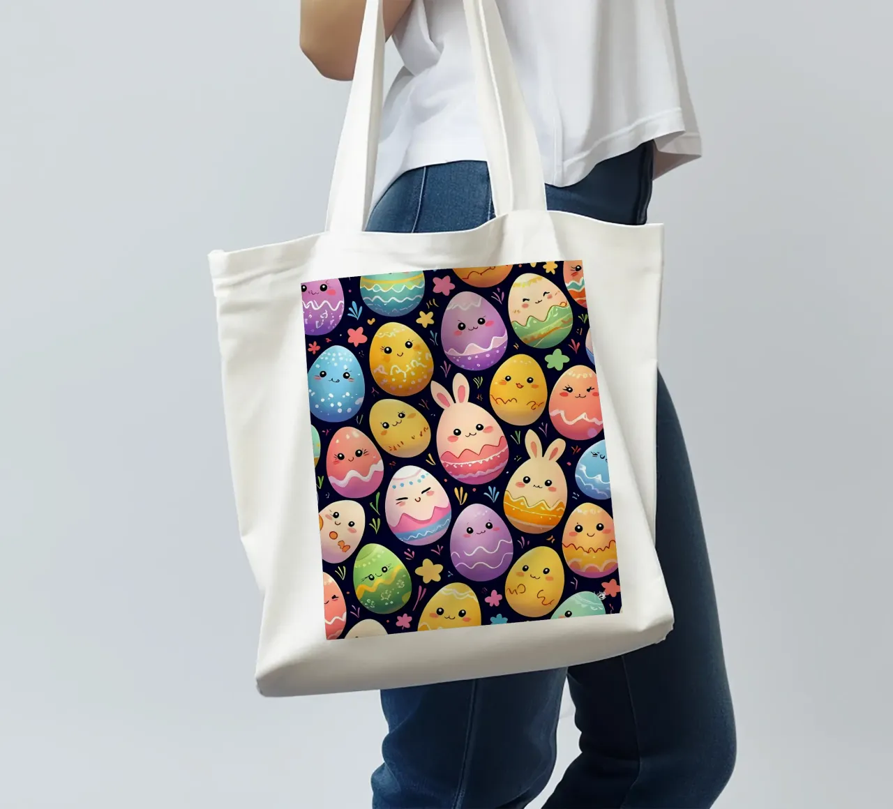 Easter Egg Pattern tote bag by LM2Kone