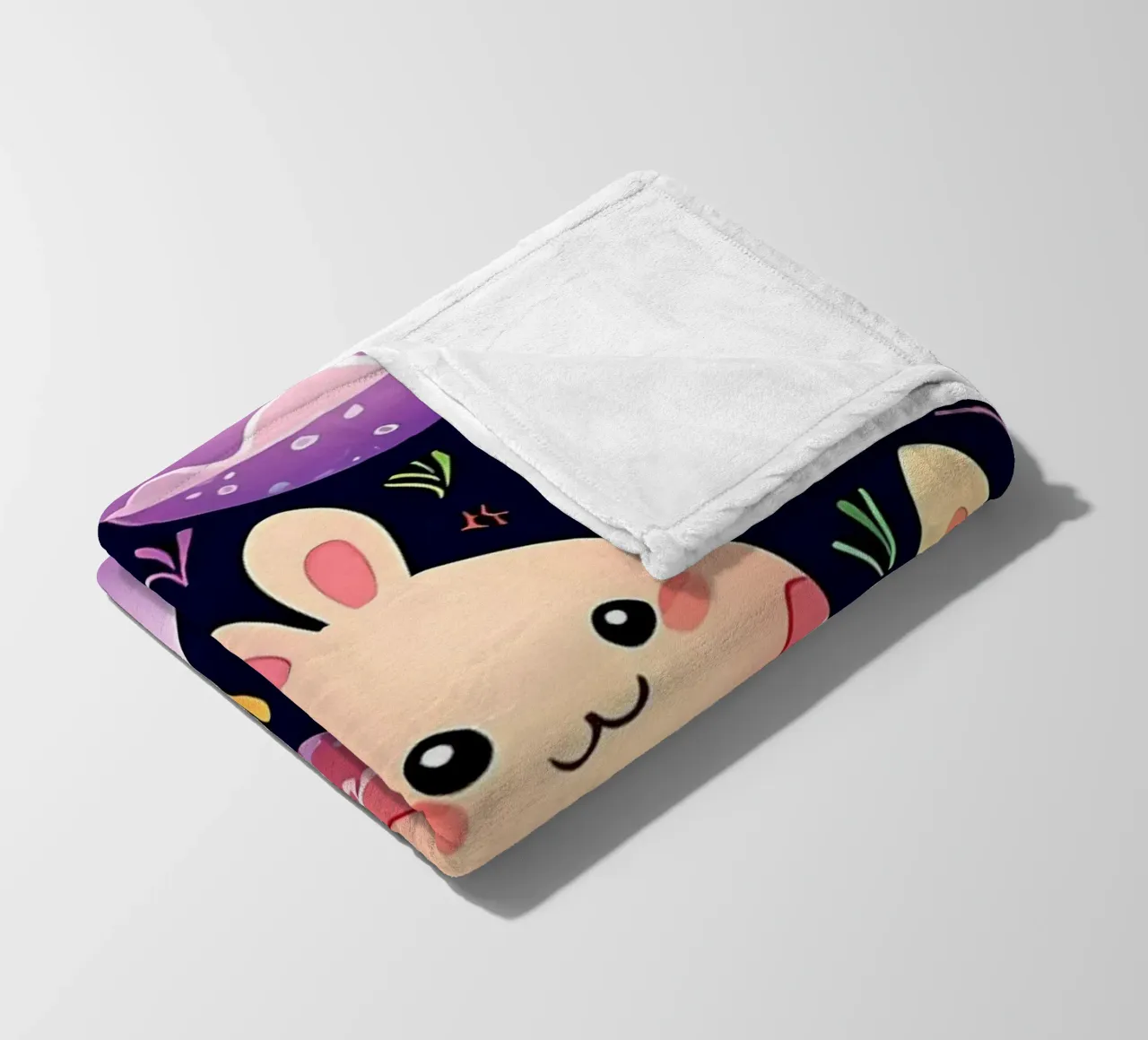 Easter Egg Pattern fleece blanket by LM2Kone