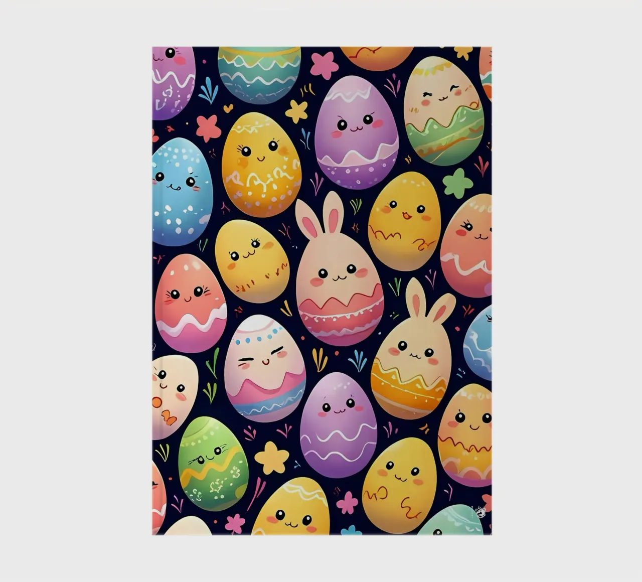Easter Egg Pattern notebook by LM2Kone