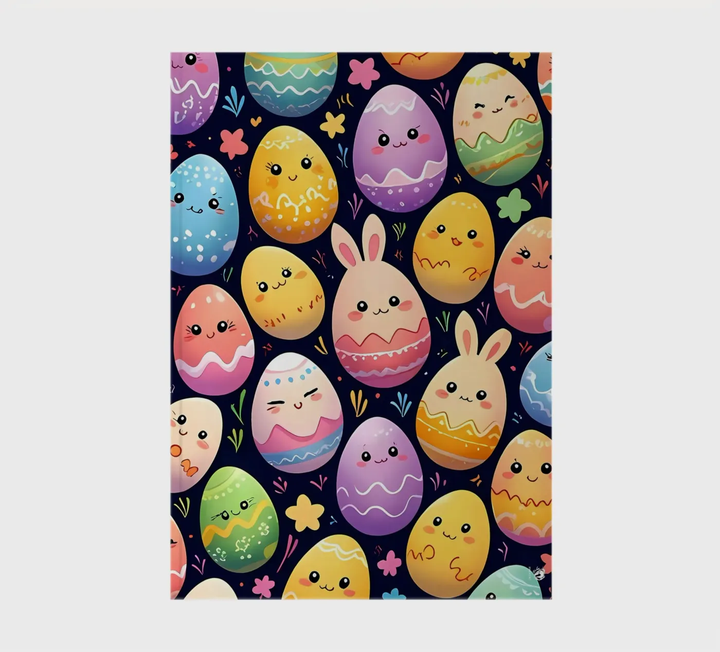 Motif de l'œuf de Pâques carnet de LM2Kone