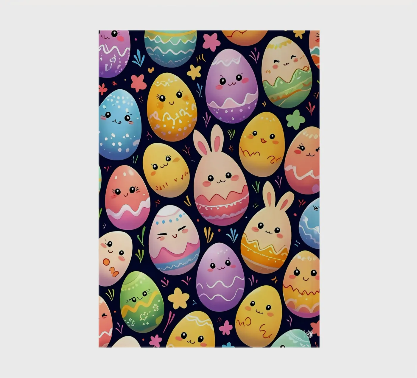 Motif de l'œuf de Pâques carnet de LM2Kone