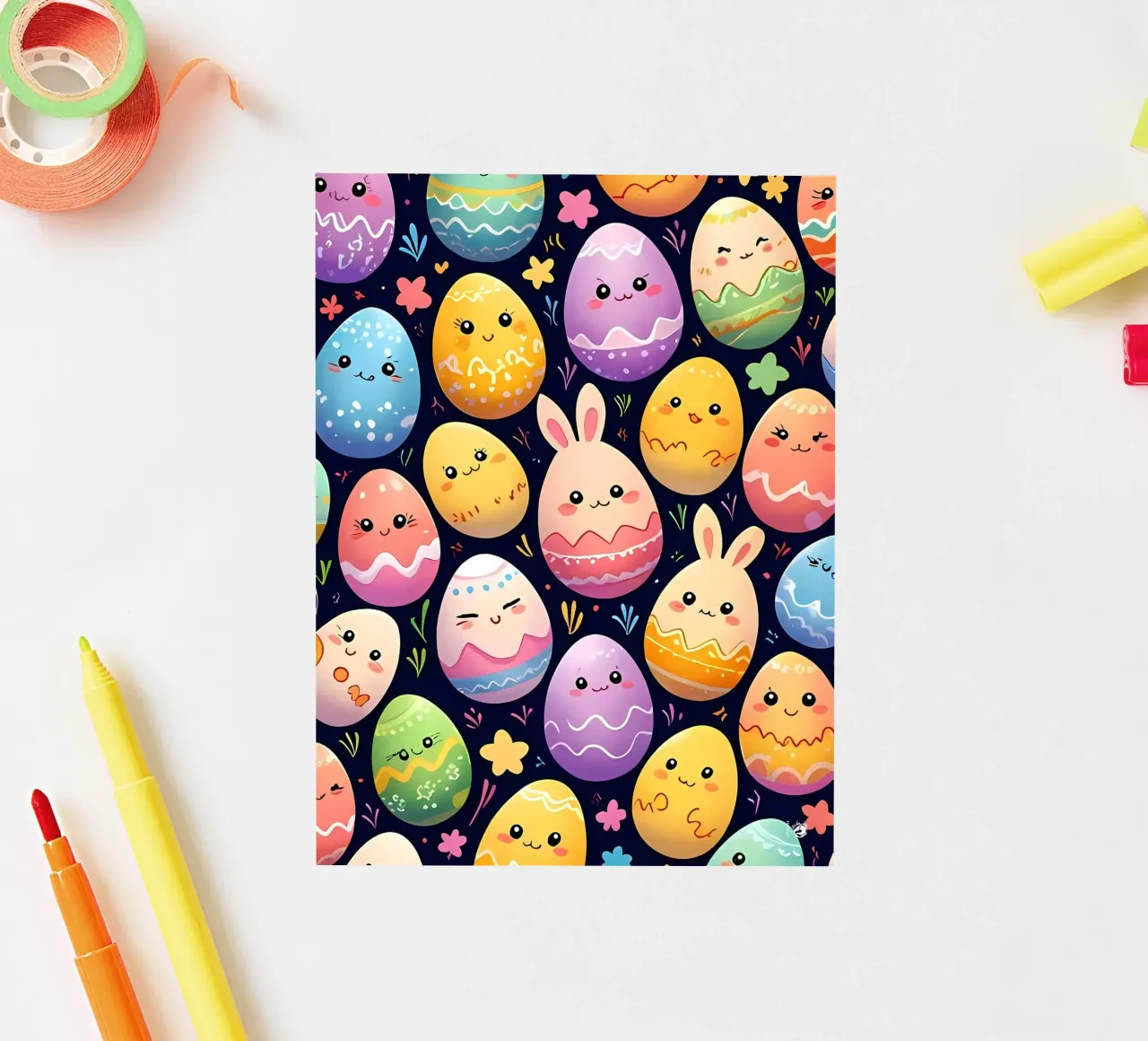 Easter Egg Pattern sticker by LM2Kone