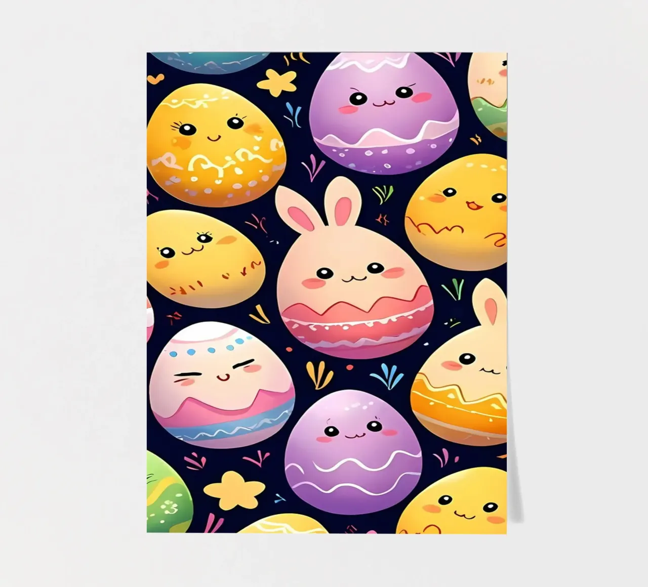 Easter Egg Pattern sticker sheet by LM2Kone
