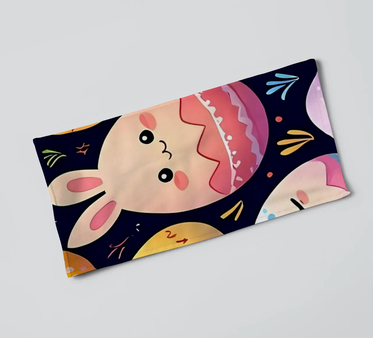 Easter Egg Pattern towel by LM2Kone