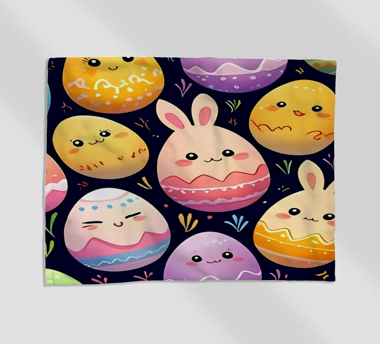 Osterei-Muster Strandtuch von LM2Kone