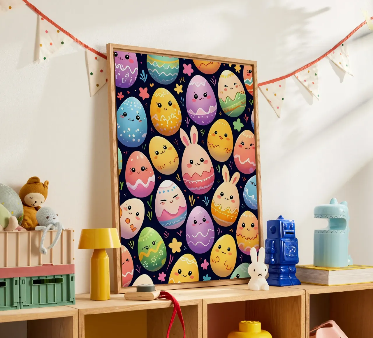 Easter Egg Pattern acryl van LM2Kone