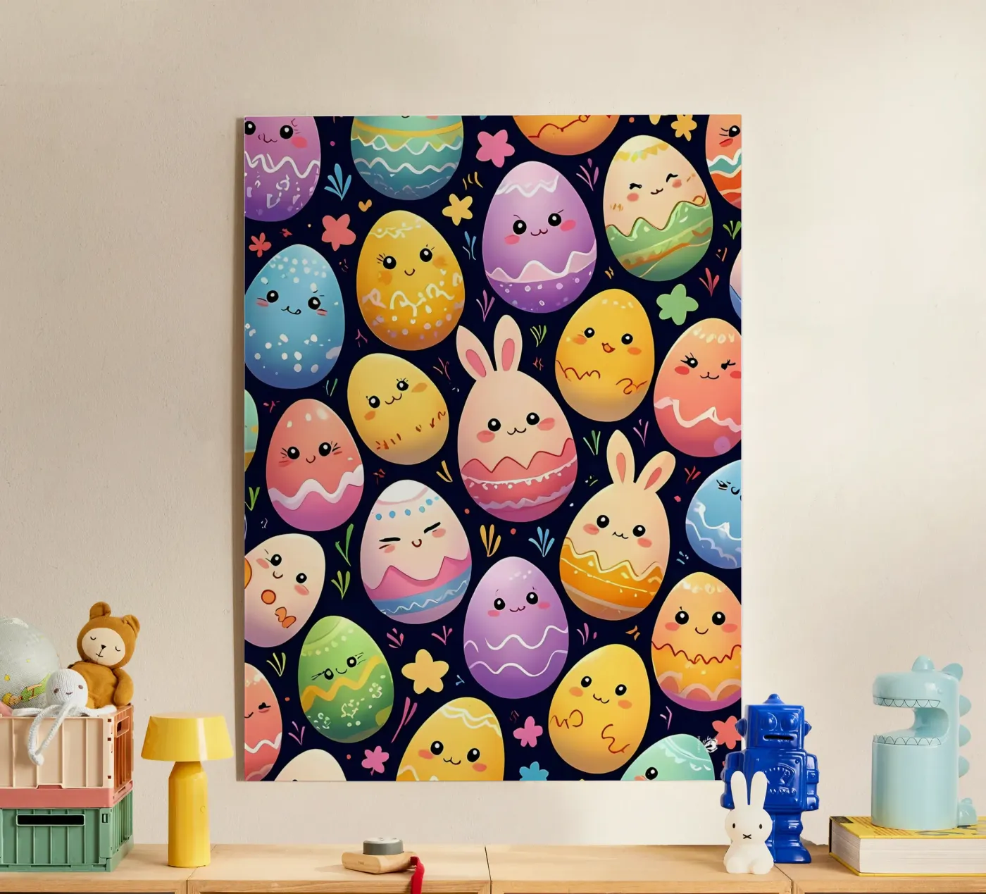 Easter Egg Pattern Acryl-Glas von LM2Kone