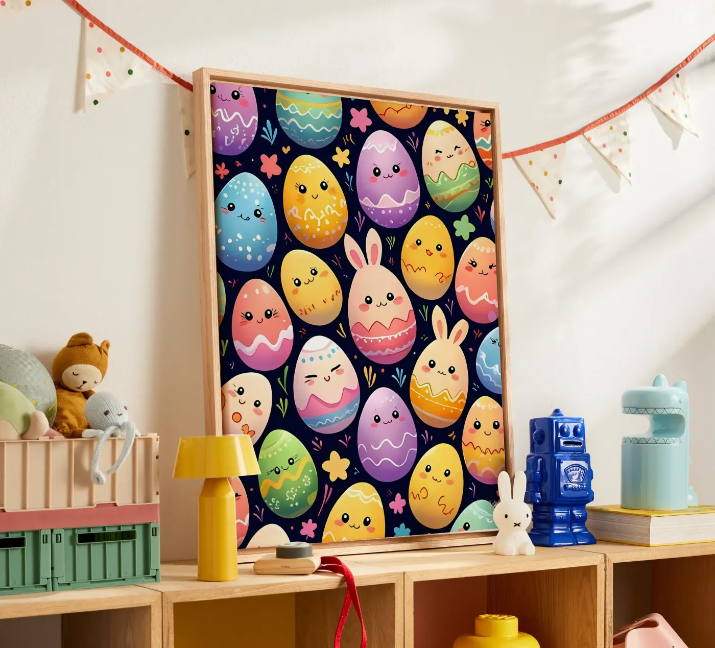 Modello di uovo di Pasqua tela da LM2Kone