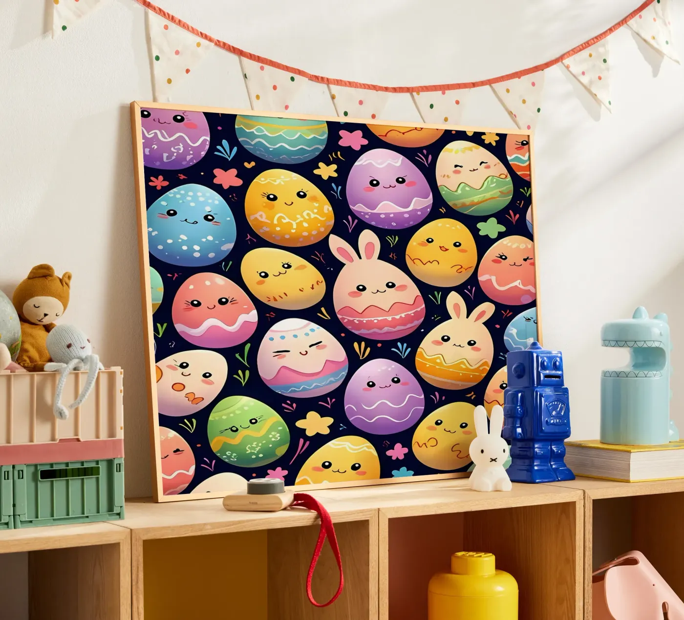 Easter Egg Pattern poster by LM2Kone