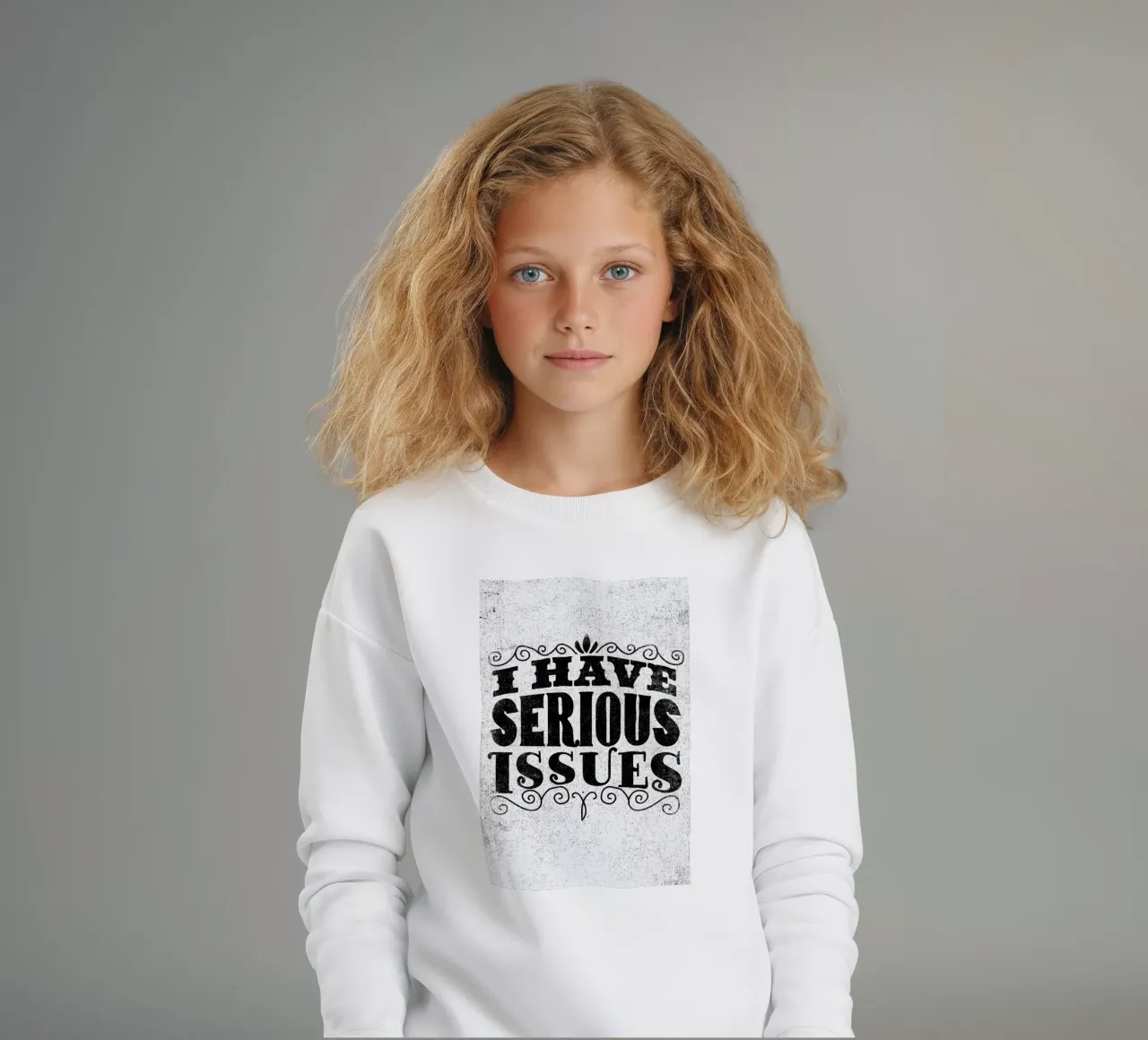 serious issues felpa bambino da Matthew Taylor Wilson