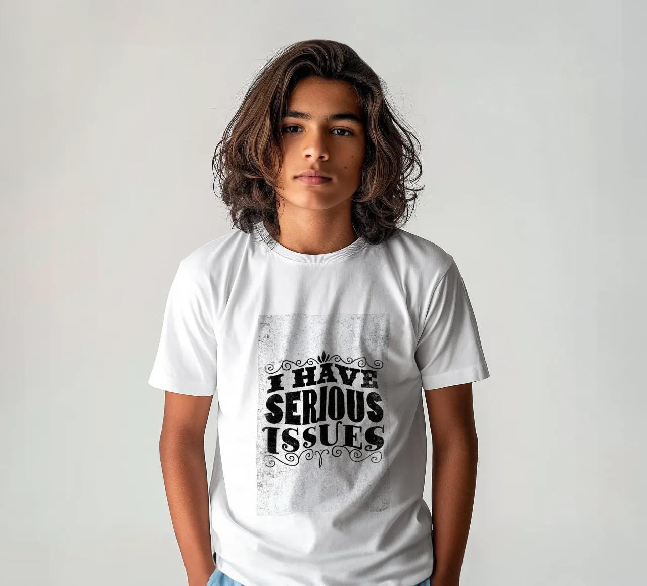 serious issues t-shirt bambini da Matthew Taylor Wilson