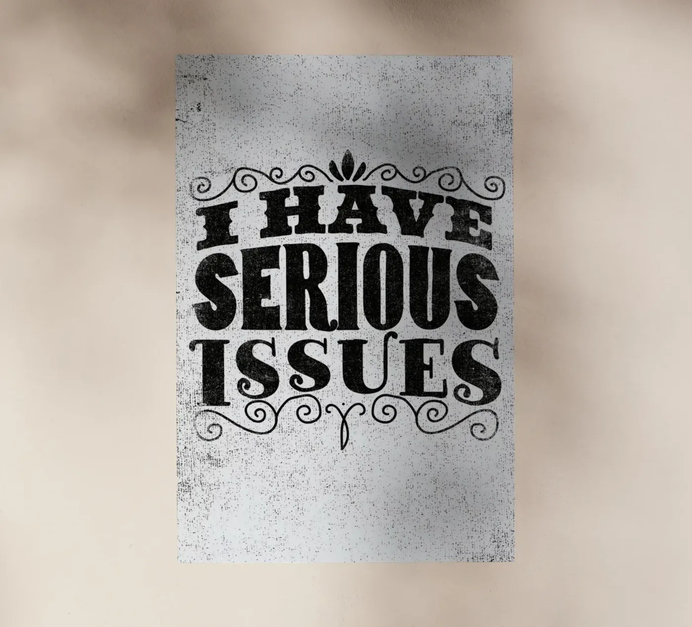 serious issues backlit film by Matthew Taylor Wilson