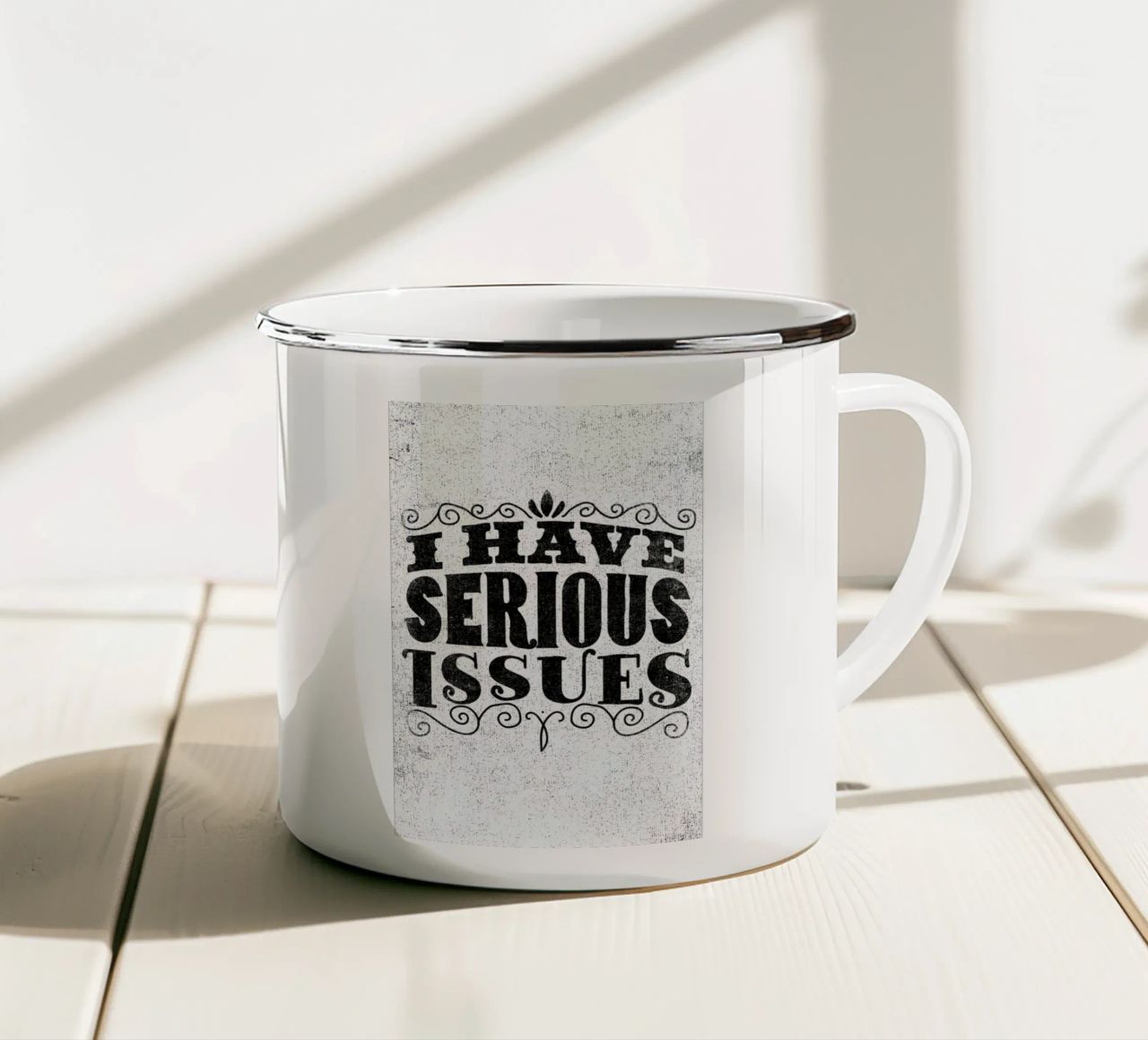serious issues tazza in smalto da Matthew Taylor Wilson