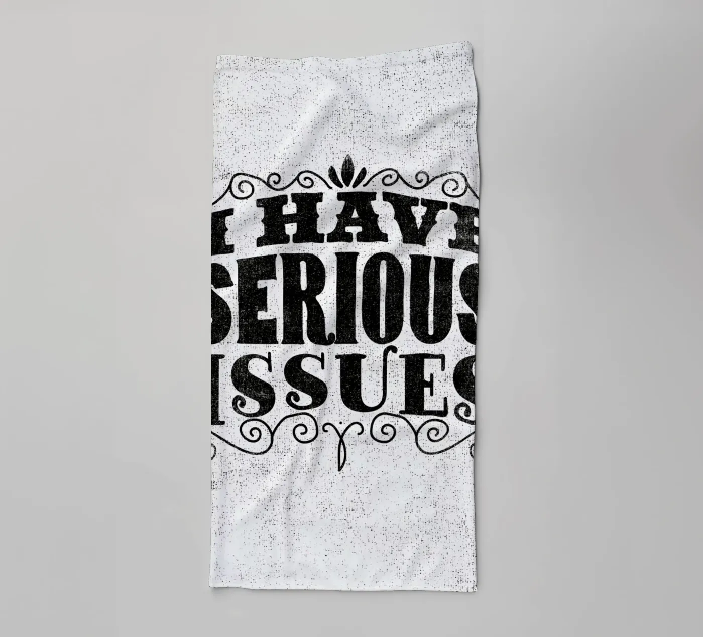 serious issues badhanddoek van Matthew Taylor Wilson