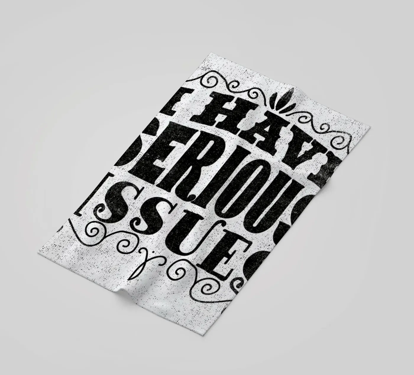 serious issues strandhanddoek van Matthew Taylor Wilson