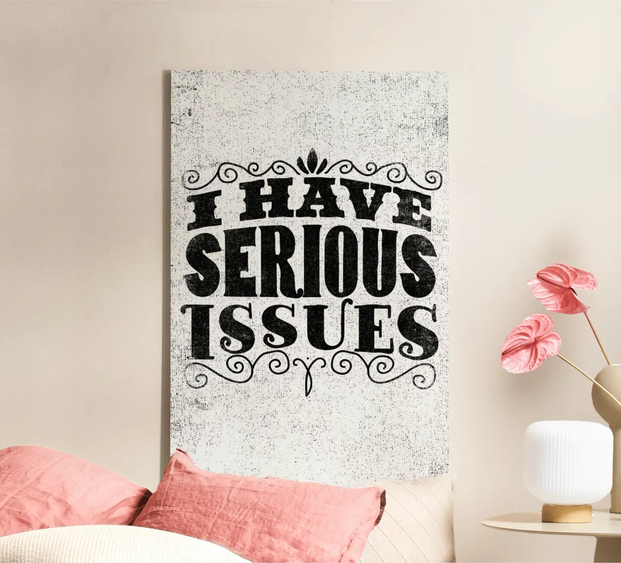 serious issues tela con Cornice a cassetta da Matthew Taylor Wilson