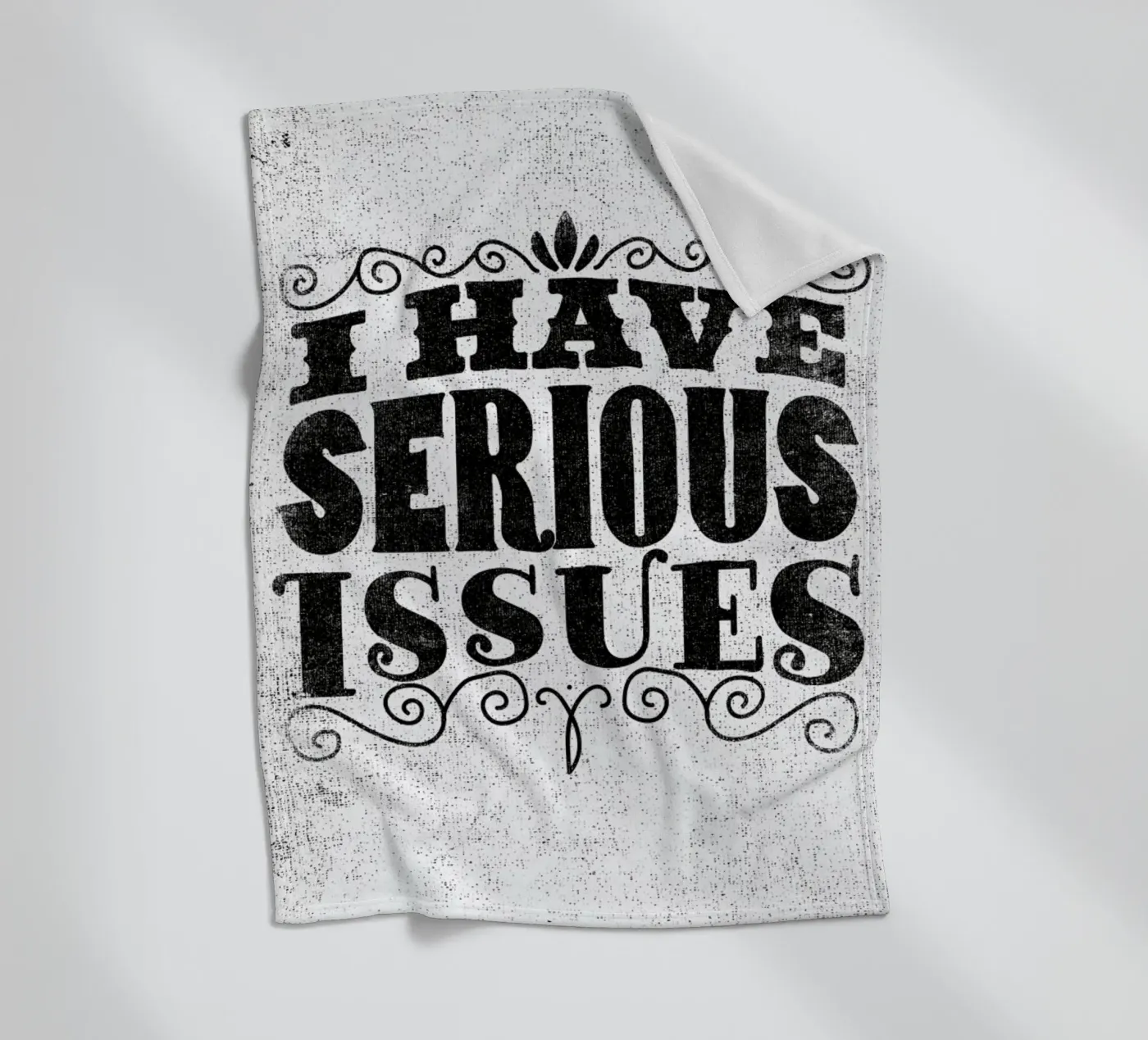 serious issues Fleecedecke von Matthew Taylor Wilson