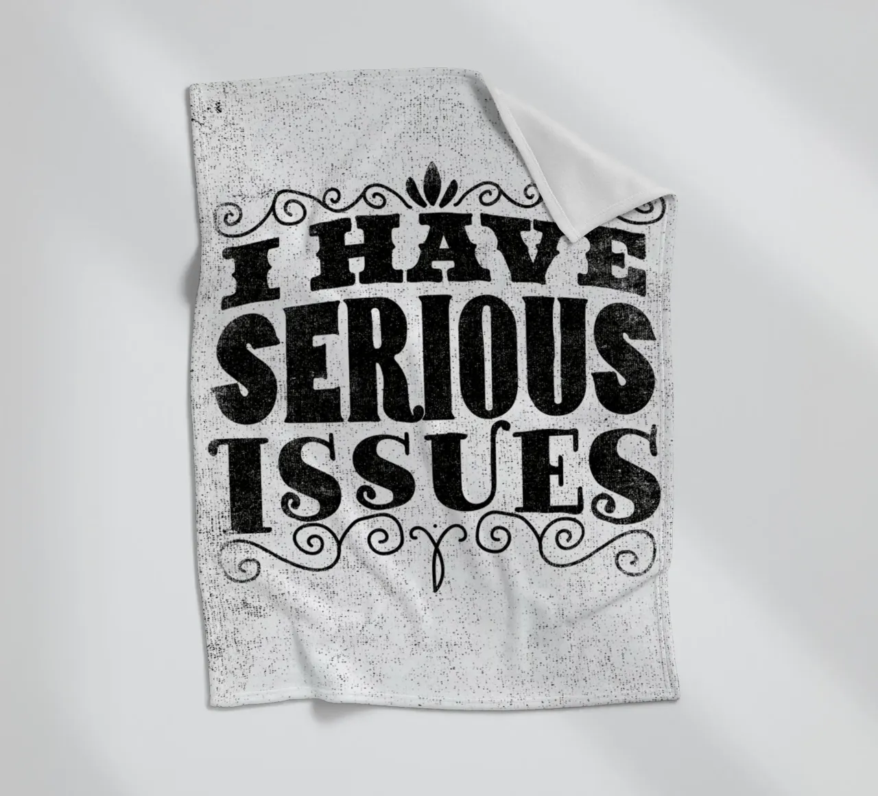 serious issues Fleecedecke von Matthew Taylor Wilson