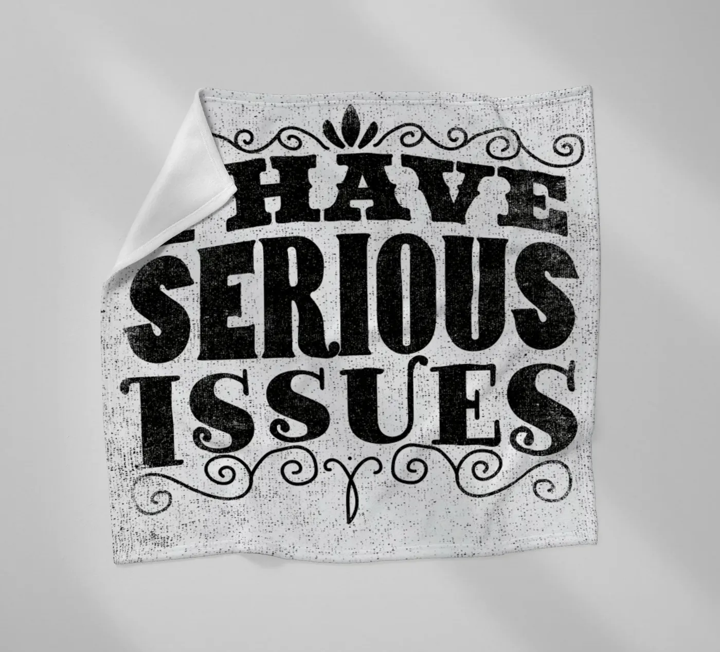 serious issues Fleecedecke von Matthew Taylor Wilson