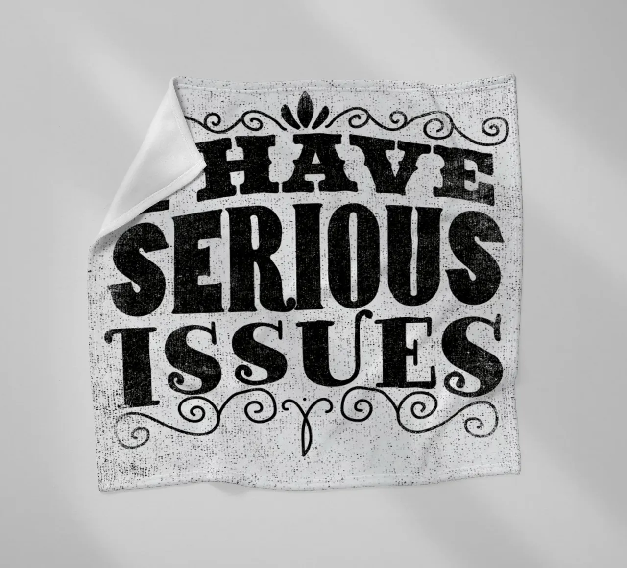 serious issues Fleecedecke von Matthew Taylor Wilson