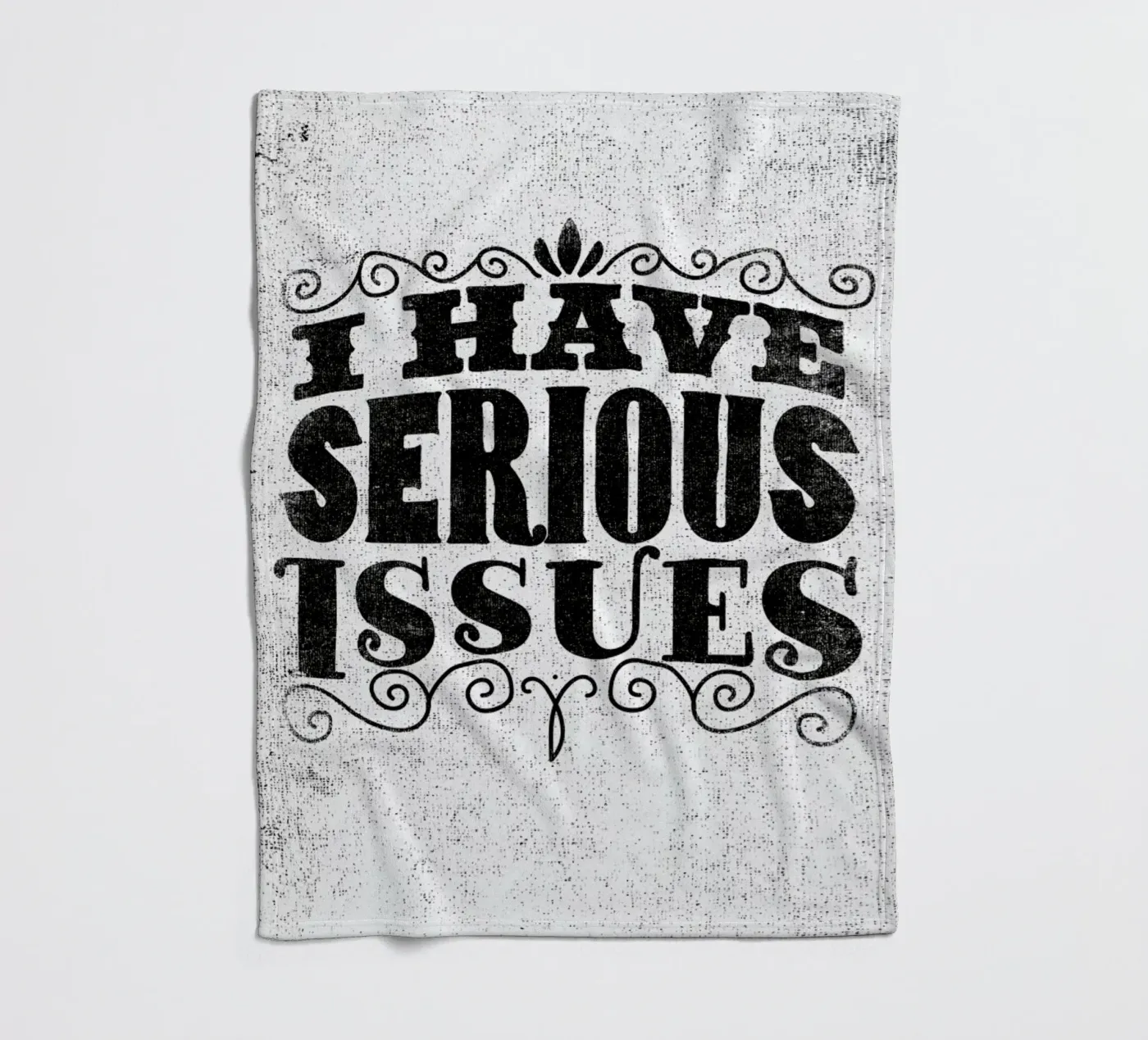 serious issues Fleecedecke von Matthew Taylor Wilson