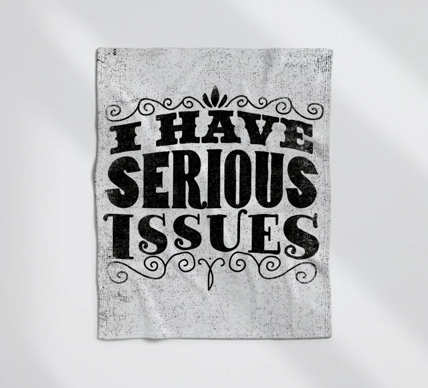 serious issues Fleecedecke von Matthew Taylor Wilson