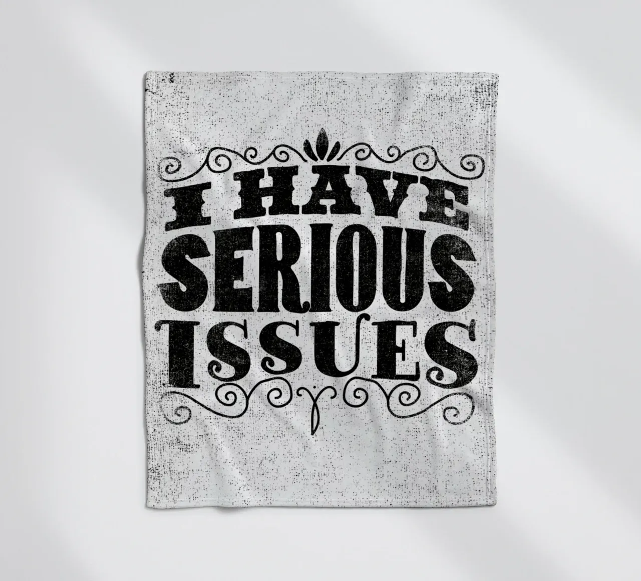 serious issues Fleecedecke von Matthew Taylor Wilson