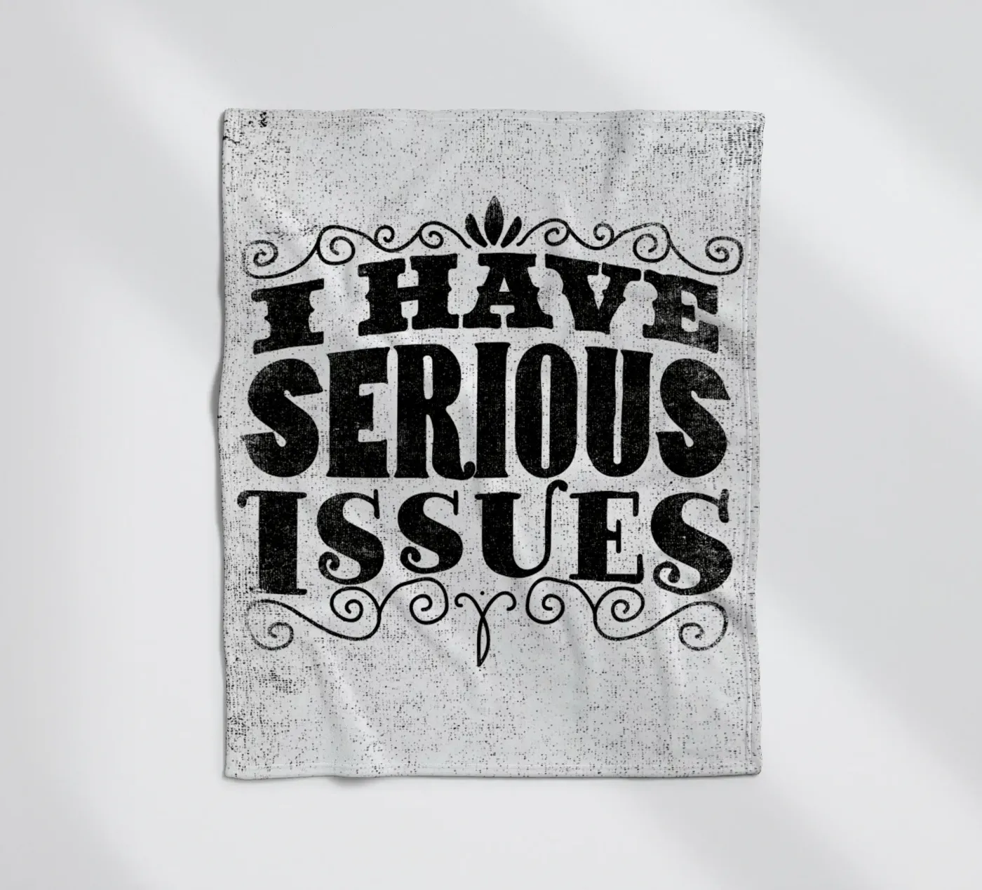 serious issues Fleecedecke von Matthew Taylor Wilson