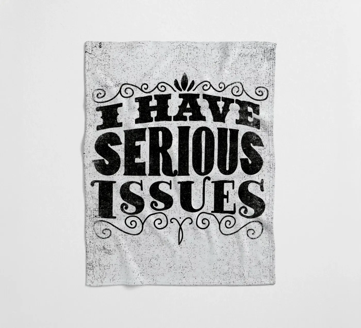 serious issues Fleecedecke von Matthew Taylor Wilson