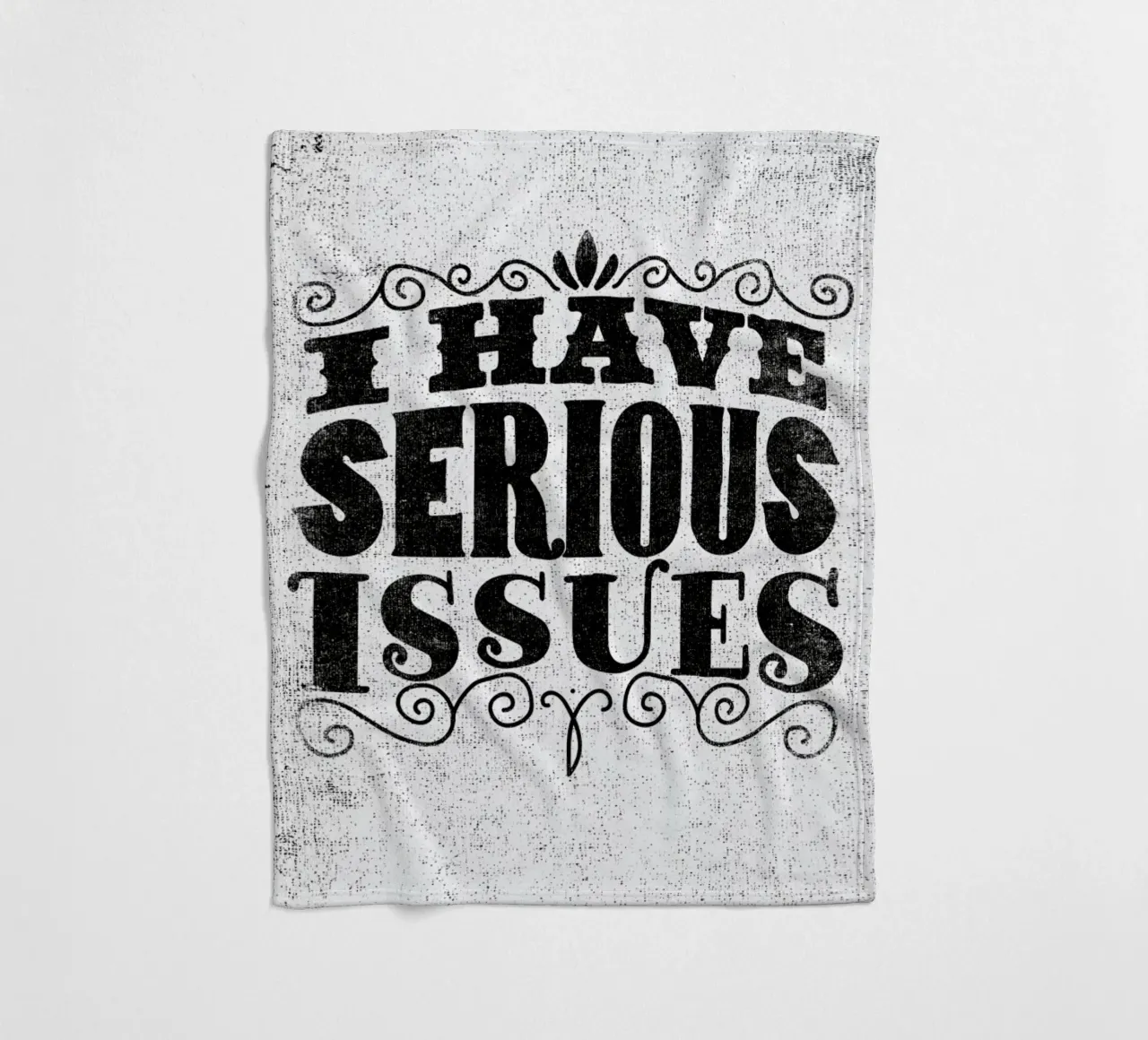 serious issues Fleecedecke von Matthew Taylor Wilson