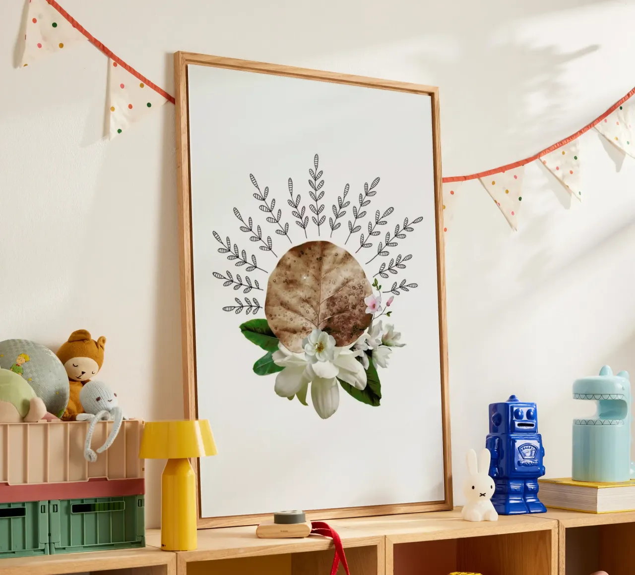 Dried Leaf 03 Collage plexiglass da Miles of Light