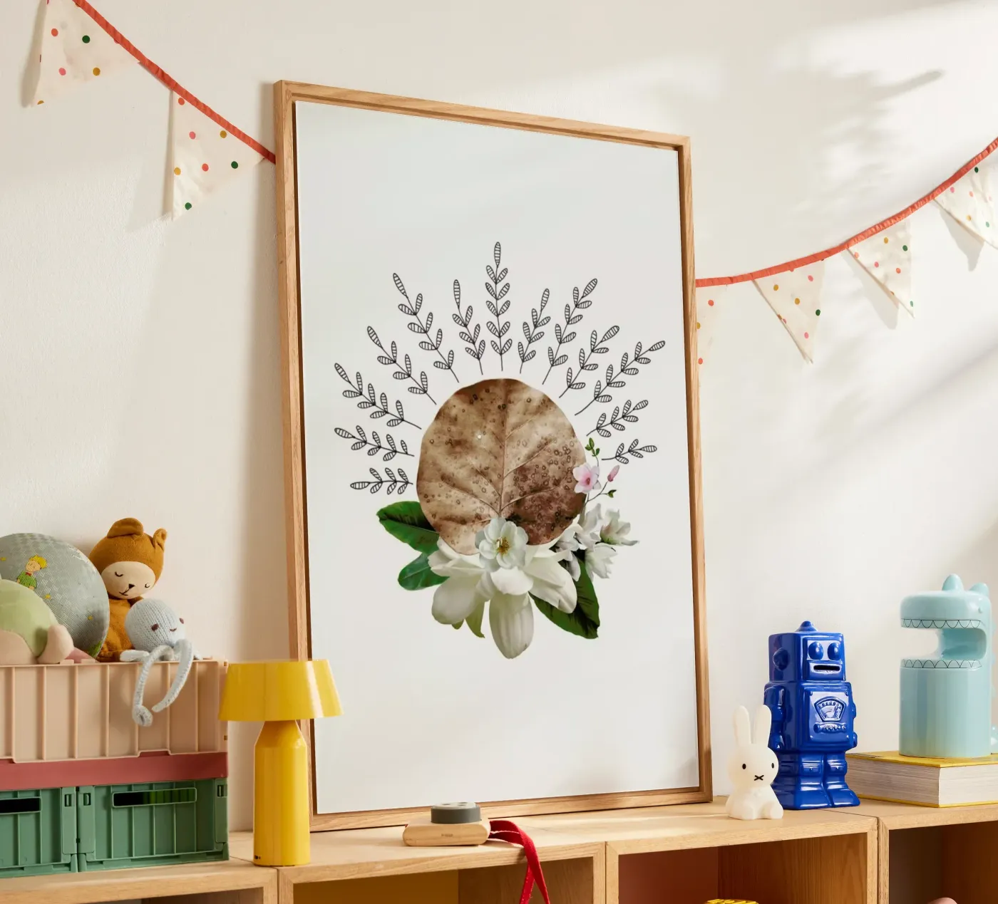 Dried Leaf 03 Collage plexiglass da Miles of Light