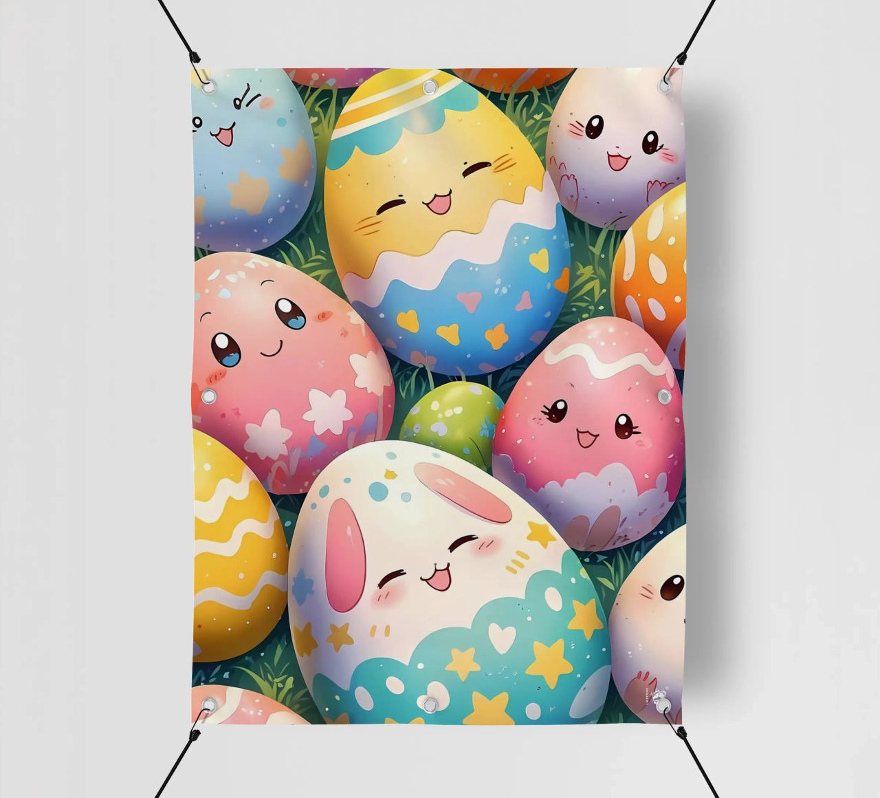 Modèle d'œuf de Pâques mignon bâche pvc de LM2KONE