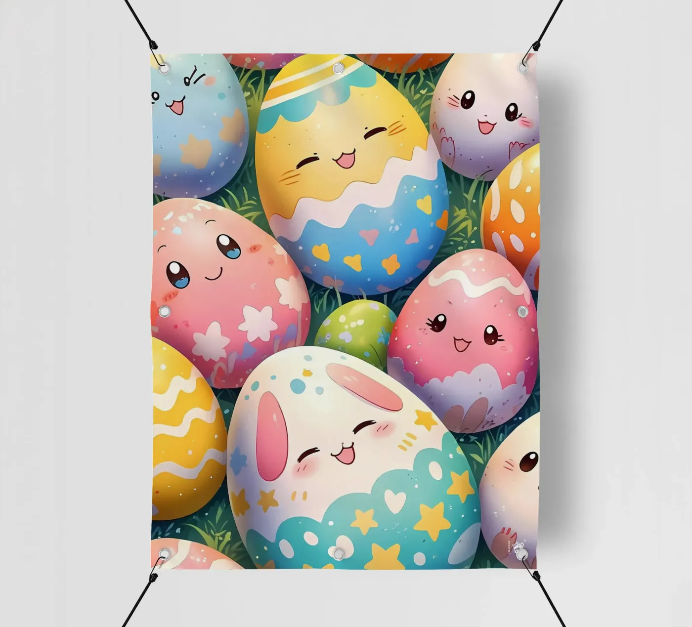 Cute Easter Egg Pattern bâche pvc de LM2Kone