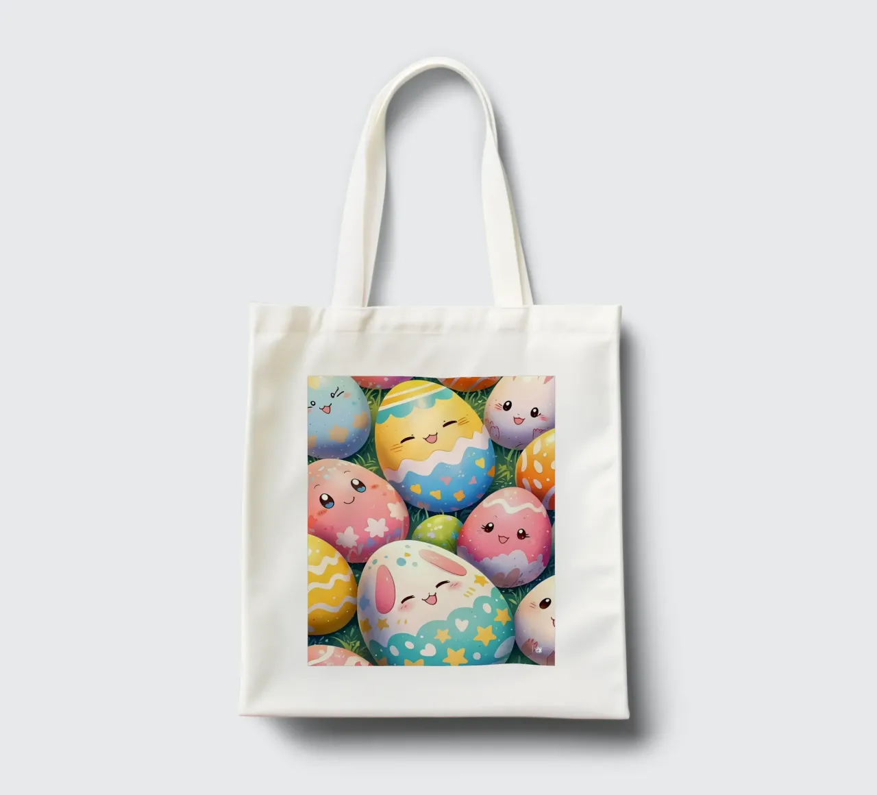 Cute Easter Egg Pattern tote bag by LM2Kone