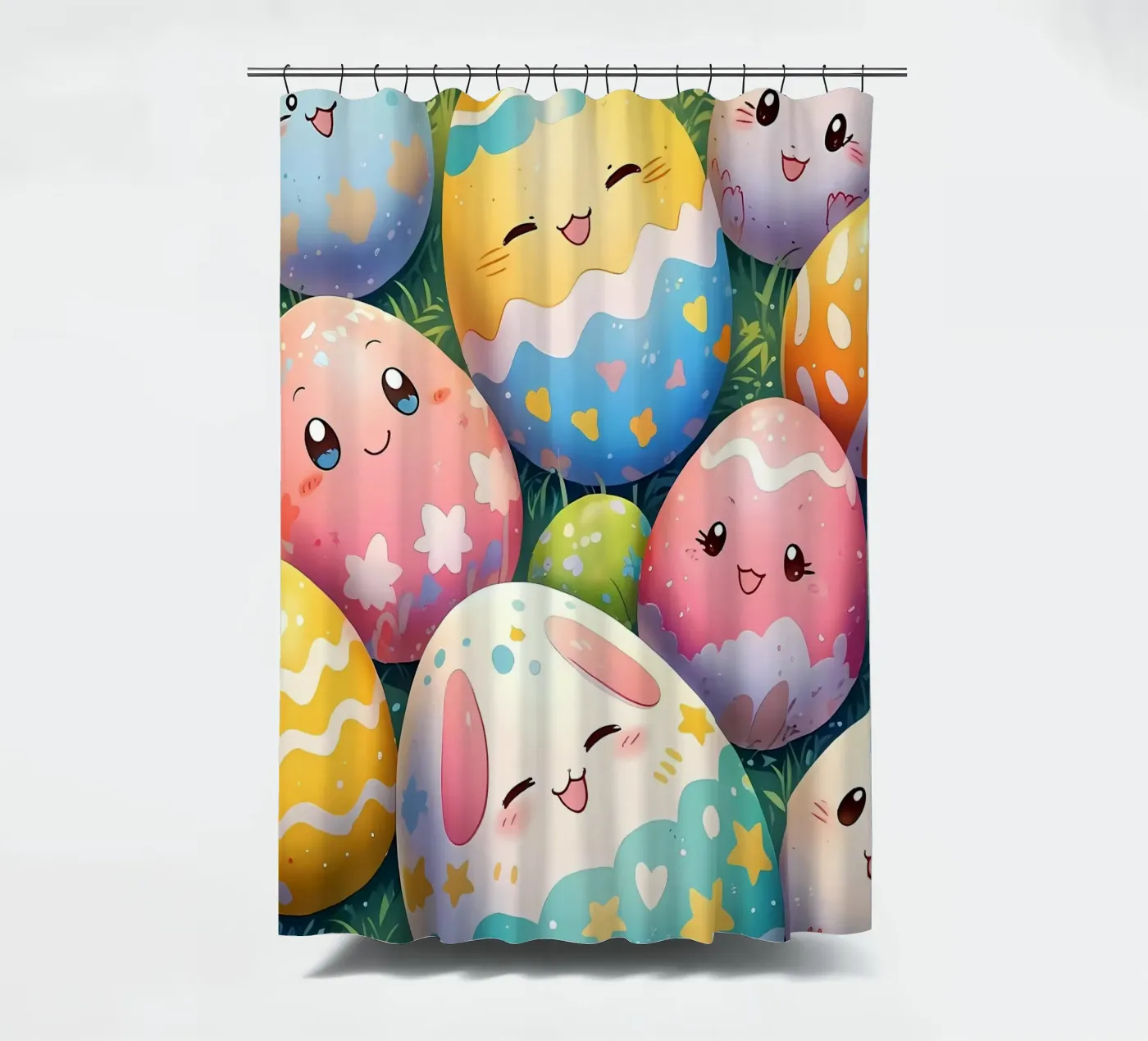Cute Easter Egg Pattern Duschvorhang von LM2Kone