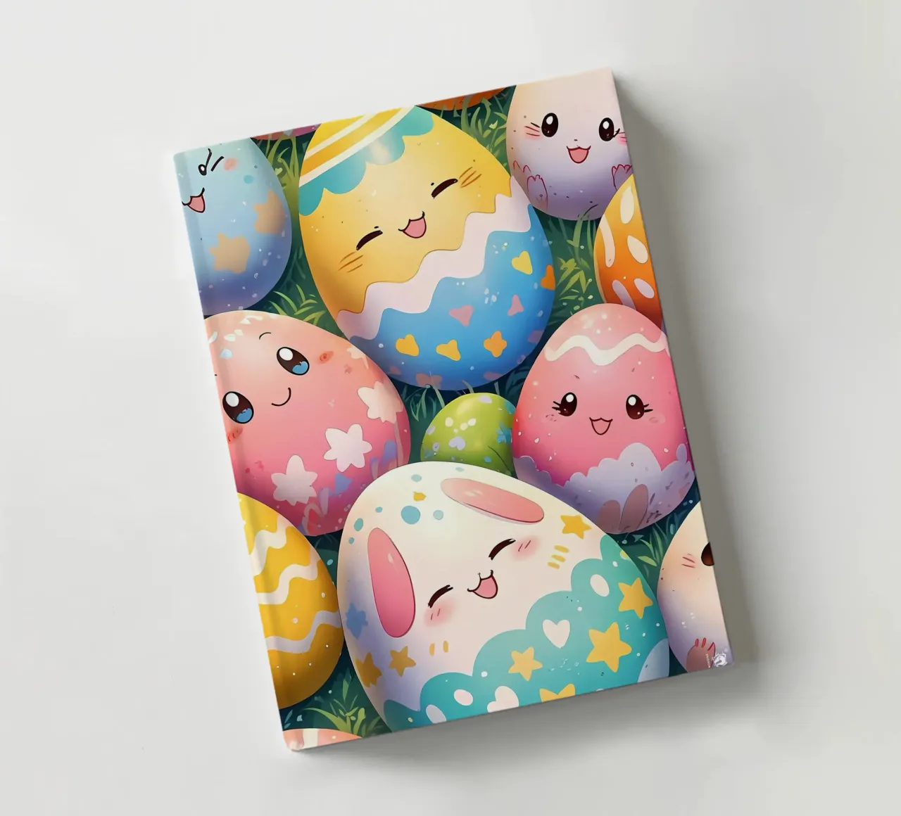 Cute Easter Egg Pattern notebook by LM2Kone