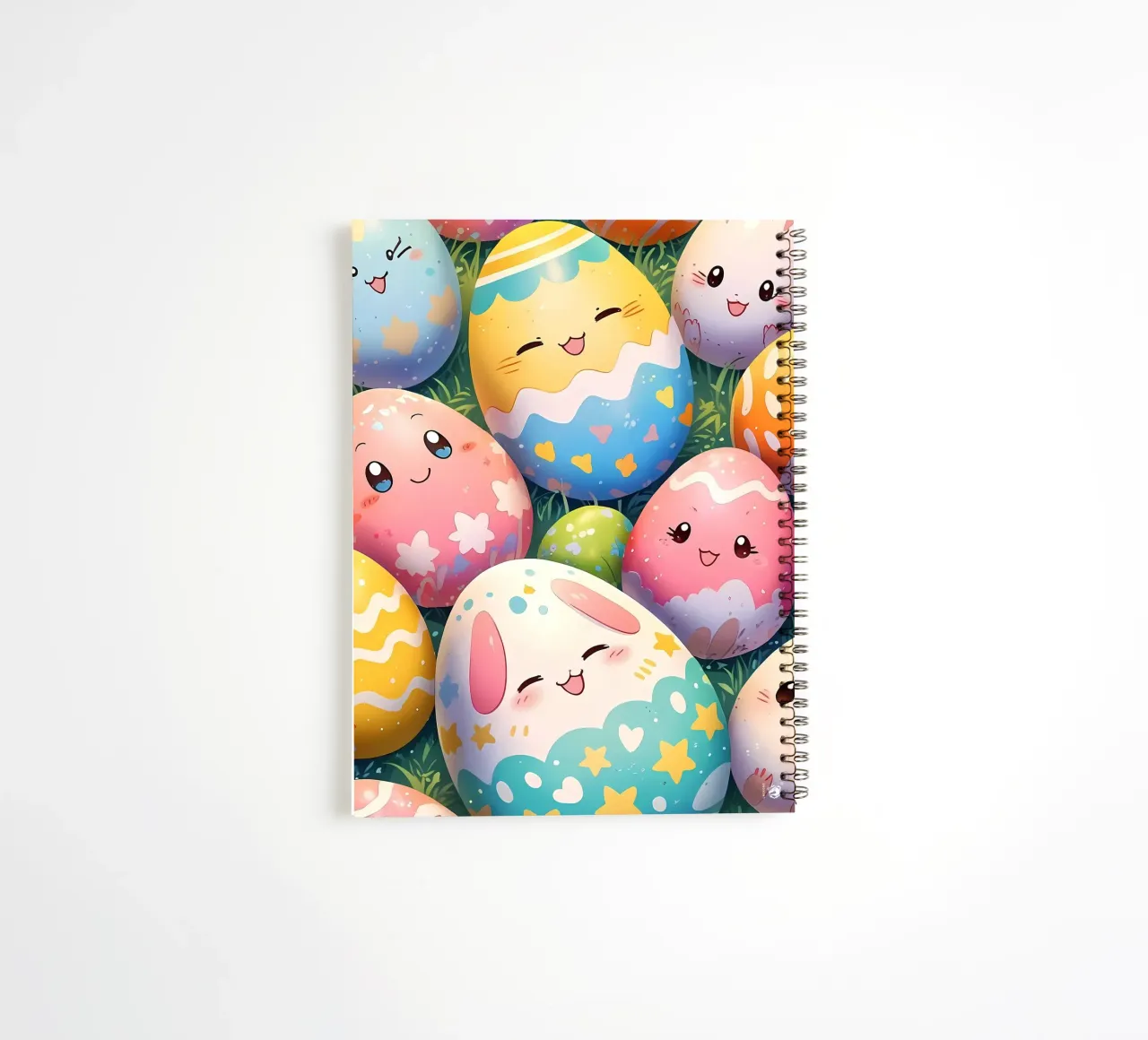 Cute Easter Egg Pattern spiral notebook by LM2Kone