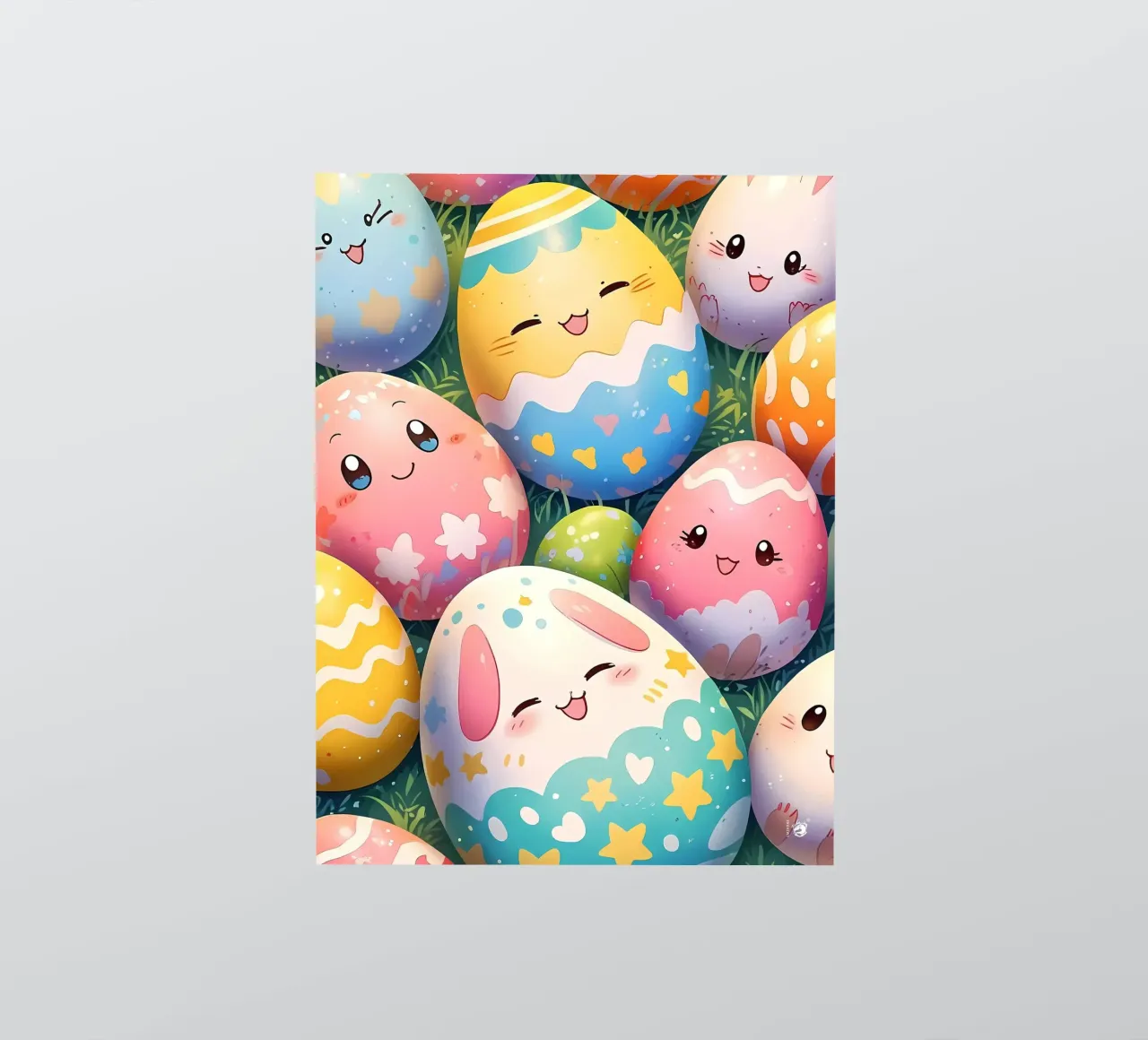 Cute Easter Egg Pattern sticker by LM2Kone