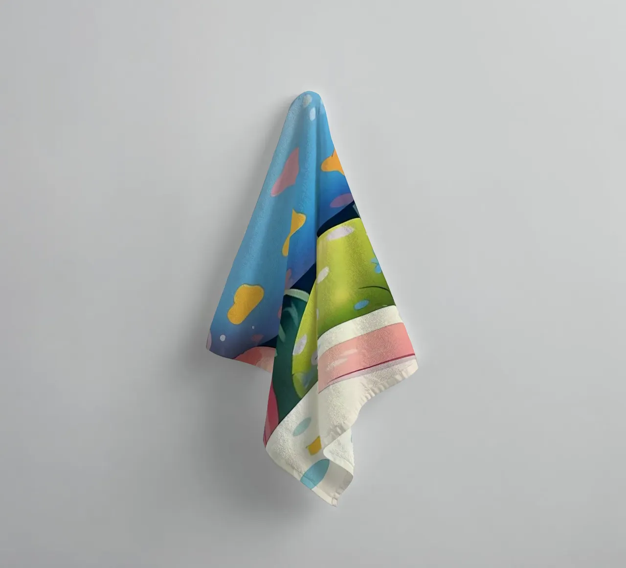 Cute Easter Egg Pattern towel by LM2Kone