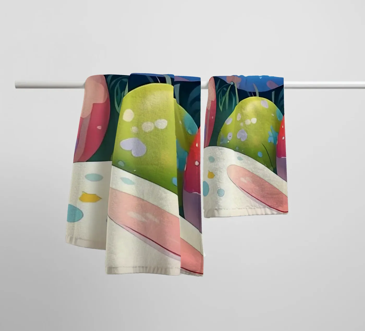 Cute Easter Egg Pattern towel by LM2Kone
