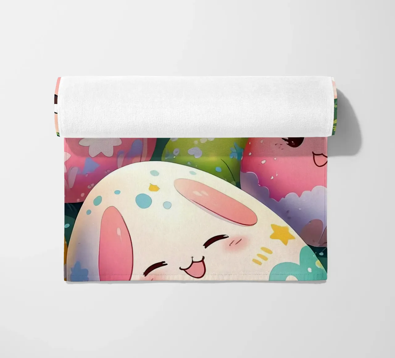 Cute Easter Egg Pattern beach towel by LM2Kone
