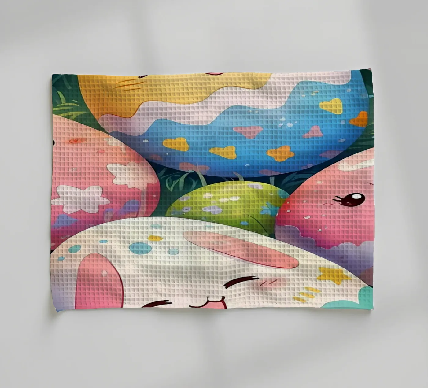 Modèle d'œuf de Pâques mignon torchon de LM2Kone