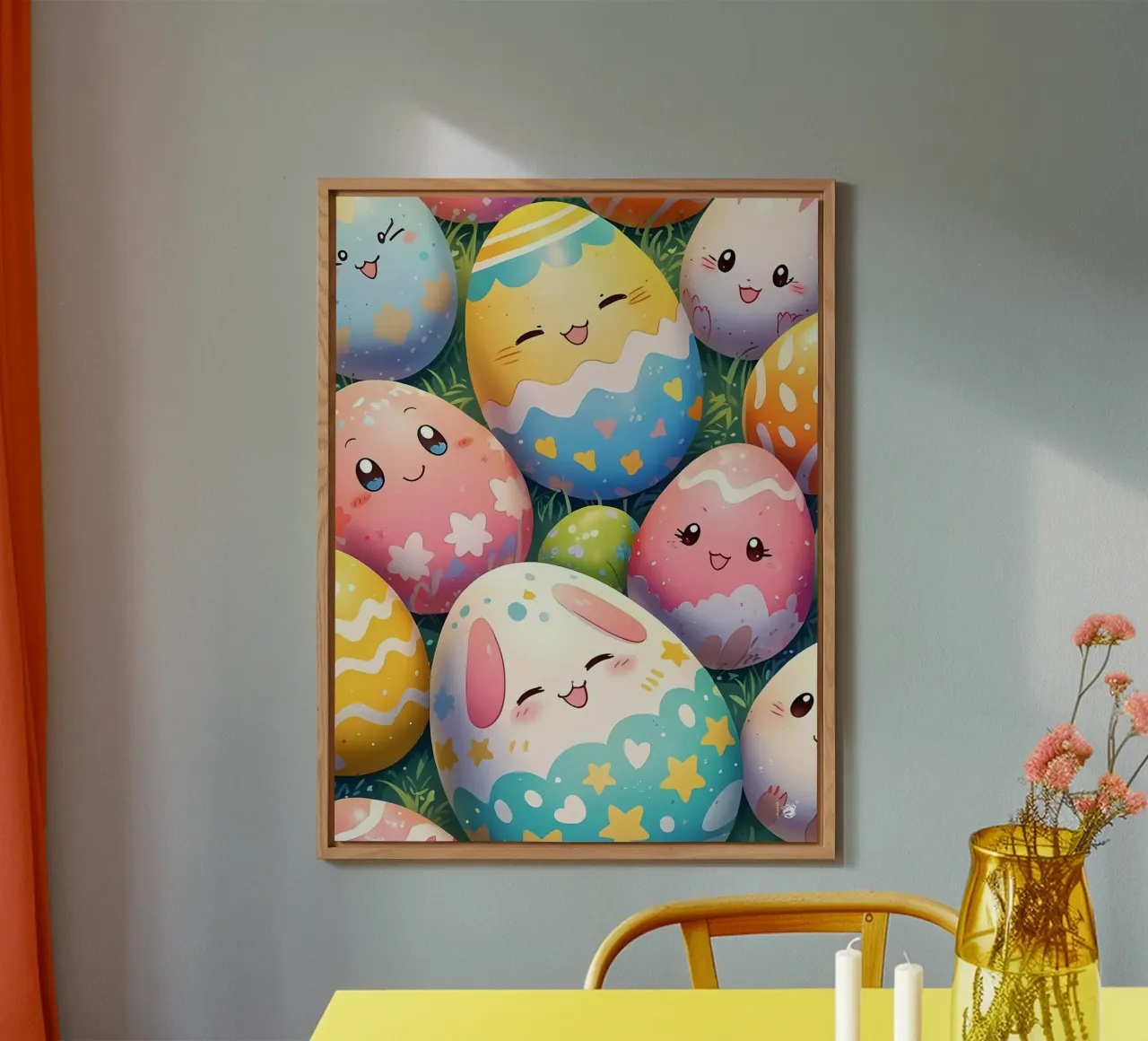 Cute Easter Egg Pattern forex plate by LM2Kone