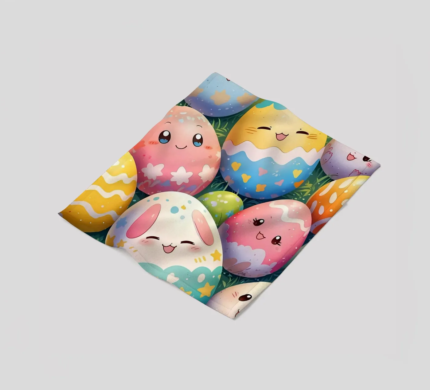 Cute Easter Egg Pattern plaid polaire de LM2Kone