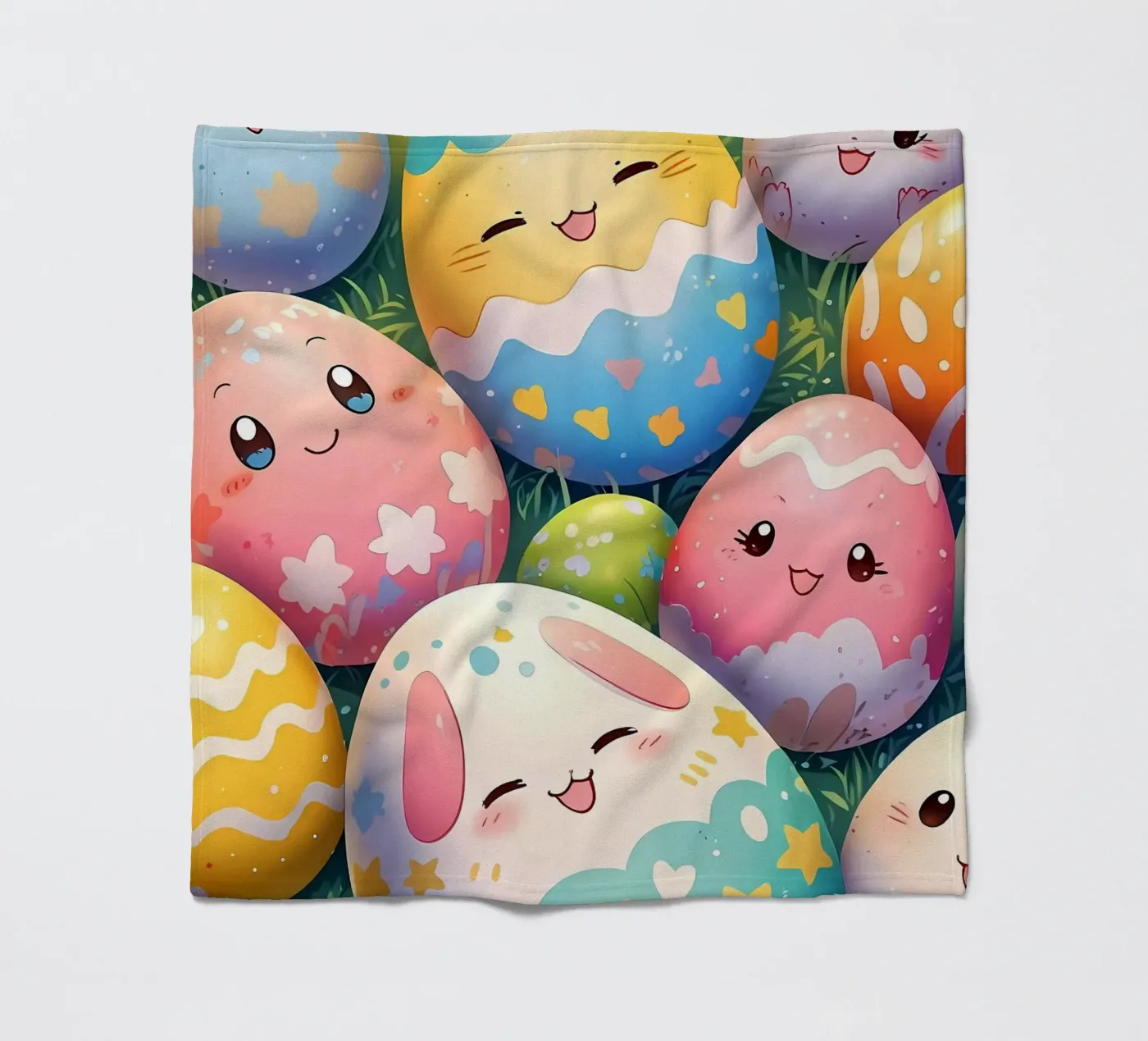 Cute Easter Egg Pattern plaid polaire de LM2Kone
